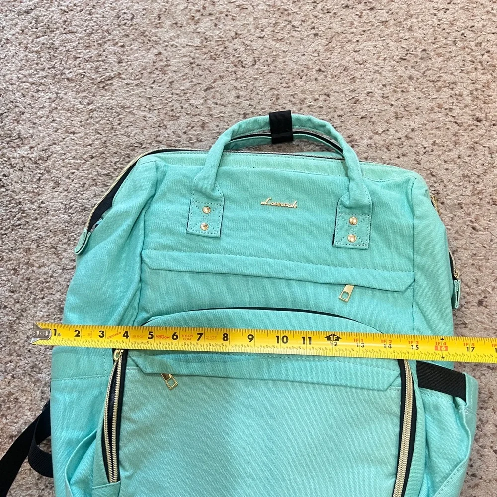 Lovevook Viola I teal backpack for laptop perfect for office, school, travel